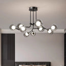 Axyaa LED Staircase Chandeliers for Living Room Indoor Lighting