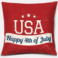 Axyaa LOVE USA Square Pillowcase for Home Decor