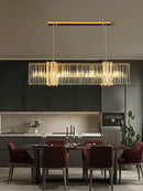 Axyaa Modern Crystal Pendant Light for Dining & Living Room