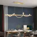 Axyaa LED Chandeliers: Modern Minimalist Dining Kitchen Pendant Lighting