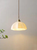 Axyaa Industrial Design Pendant Light with Glass Shade for Kitchen and Dining Room
