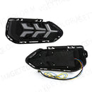 Axyaa LED DRL Fog Lamp for Honda Fit Jazz 2018 2019 - White Yellow Blue