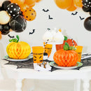 Axyaa Pumpkin Honeycomb Paper Decorations, Foldable Fall Centerpieces for Halloween Thanksgiving