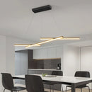 Axyaa Modern LED Chandelier - Dimmable Lighting for Living Room & Dining Room
