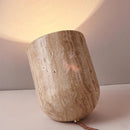 Axyaa Mid Century Cream Table Lamp LED Art Piece Luxe Room Lighting
