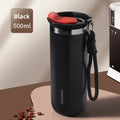 Axyaa Stainless Steel Insulated Cup with Lid - 350/500ML Thermal Mug Vacuum Flask