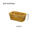 Axyaa Rattan Wicker Serving Baskets - 10 Styles, Multicolor Handwoven Restaurant Display