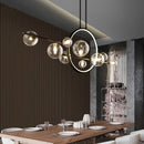 Axyaa Nordic Dining Room Pendant Light Chandelier for Indoor Living Room Lighting