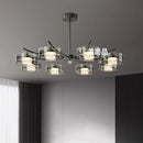 Axyaa Pendant LED Chandelier for Bedroom Decor and Living Room Lighting