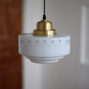 Axyaa Round Glass Chandelier: French Nordic Luxury Pendant Lamp - Minimalist Home Decor LED Hanging Lights