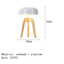 Nordic Art Solid Wood Floor Lamp for Bedroom & Living Room Decor by Axyaa