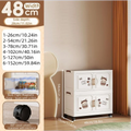 Axyaa Foldable Storage Box, Heavy-Duty with Wheels, Ideal for Snacks/Clothes/Books, Multiple Sizes