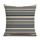 Axyaa Blue Deltoid Geometry Pillow Cover 45*45cm for Living Room, Bedroom, Sofa, Car