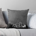 Cute Cat Decorative Pillow Case Cover for Modern Living Room Sofa by Axyaa