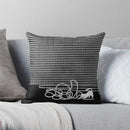 Cute Cat Decorative Pillow Case Cover for Modern Living Room Sofa by Axyaa