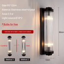 Axyaa Crystal Wall Lamp: Modern LED Indoor Lighting for Bedroom, Living Room, Staircase