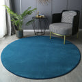 Axyaa Coral Velvet Round Carpet for Modern Home Decor & Kids Play Rug