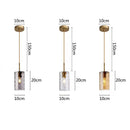 Axya Nordic Glass Pendant Lights for Kitchen, Dining, Living Room, Bedroom