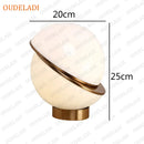 Axyaa White Ball Bedroom Table Lamp Home Decor Lighting