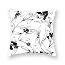 Axyaa Geometric Love Heart Print Square Pillowcase