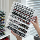 Axyaa Acrylic Toy Car Display Stand Multi-Layer Storage Box for Hot Wheels