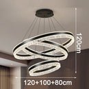 Axyaa Crystal Chandelier Pendant Light for Living Room Bedroom Ceiling Lighting