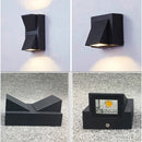 Axya Outdoor LED Wall Lamp for Garden Terrace Gate, Waterproof Modern Design
