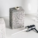 Axyaa Stone Texture Ceramic Lotion Bottle- Home Hotel Shampoo Hand Wash Anti Slip Design