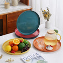 Axyaa Green Wheat Straw Plate Set of 6