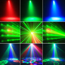 Axyaa RGB LED Beam Party Light Remote Control DJ Stage Projector