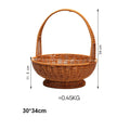 Axyaa Handwoven Bread Basket Fruit Tray Storage Basket - 5 Styles