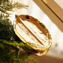 Axyaa Ceramic Leaf Jewelry Tray in Rose Gold and Silver