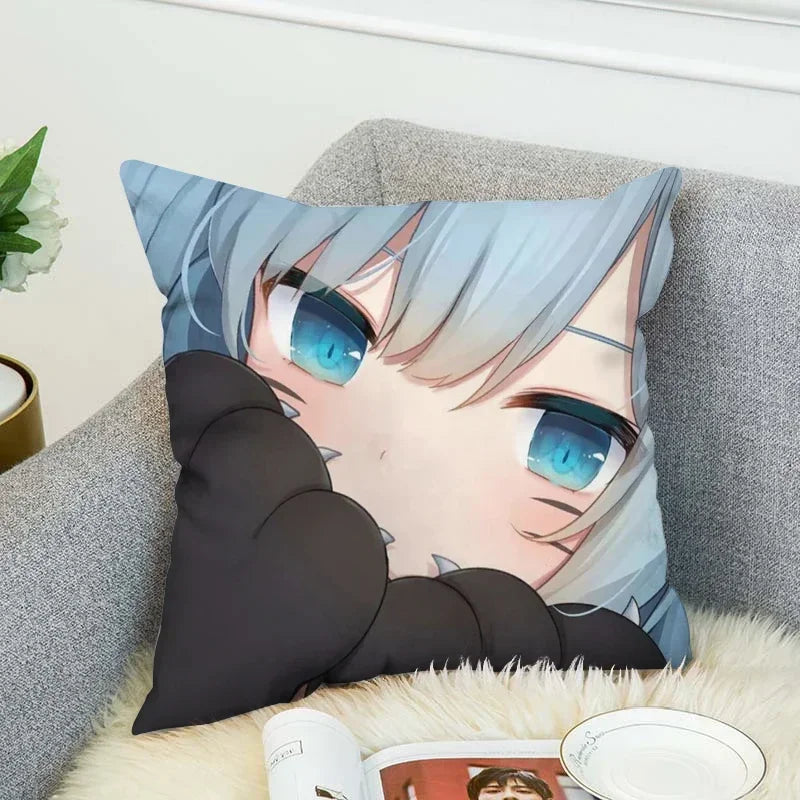 Axyaa Shizuku Anime Pillow Covers 45*45 Cushion Cover for Fall Decor