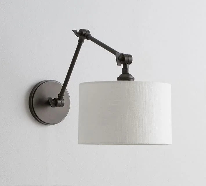 Axya Adjustable Long Arm Bedside Wall Lamp