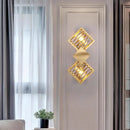 Axyaa Crystal Wall Lamp for Luxe Living Spaces