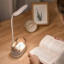 Axyaa LED Desk Lamp for Dormitory Bedroom with Eye Protection and USB Charging