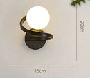 Axyaa Nordic LED Wall Lamp: Stylish Interior Sconce for Energy Efficient Room Lighting