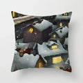 Axyaa Christmas Home Pillowcases Printed Bed Decoration Cushion Covers