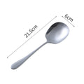 Axyaa Stainless Steel Square Spoon Serving Ladle for Kitchen Utensils