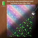Rainbow Unicorn Glow Blanket: Cozy Flannel Sofa Bed Kids Toddler Boys Girls Axyaa