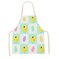 Axyaa Cute Bunny Carrot Apron with Daisies for Home Cooking and Baking