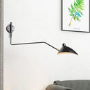 Axyaa Modern Black Adjustable Led Wall Lamp Vintage Industrial Rotatable Wall Lights