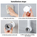 Axyaa Toothbrush Holder Wall Mounted Shower Caddy Organizer