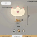 Axyaa Cloud Wall Lamps Cream Style Cartoon Kids Bedroom Lighting Fixtures