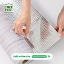 Axyaa Sxp Self-Adhesive Stone Wall Stickers, 2.2mm Thick, 15.75X118.11In, Easy Peel & Stick