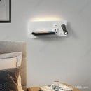 Axyaa LED Wall Lamp with Adjustable Angle and USB Charging Port