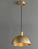 Axyaa Nordic Minimalist Copper Chandelier | Luxurious Gold Pendant Lamp