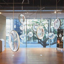 Axyaa LED Glass Pendant Light for Hotel, Living Room, and Restaurant