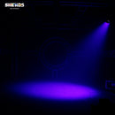 Axyaa LED 250W RGBW/WCW Focus Spot Par Lights with Barndoors for DJ Disco Concert