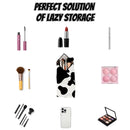 Axyaa Self-Adhesive Cloth Makeup Bag: Portable, Lay Flat & Multi-functional